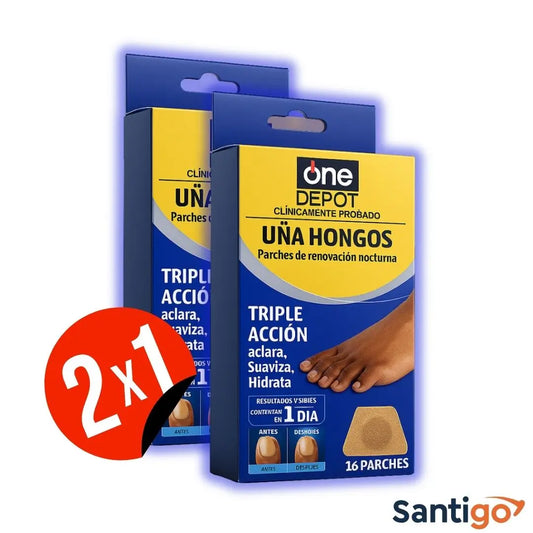 Parches Antihongos para Uñas – Mejora Visiblemente la Apariencia de tus Uñas Mientras Duermes – Tratamiento Fácil, Limpio y Efectivo | 2x1